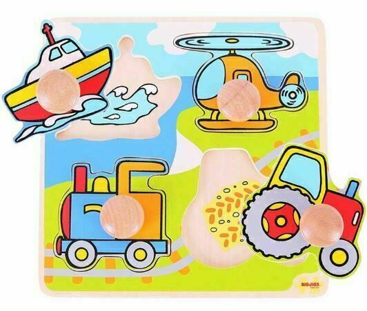 Bigjigs Toys Vkládací puzzle doprava porovnat ceny