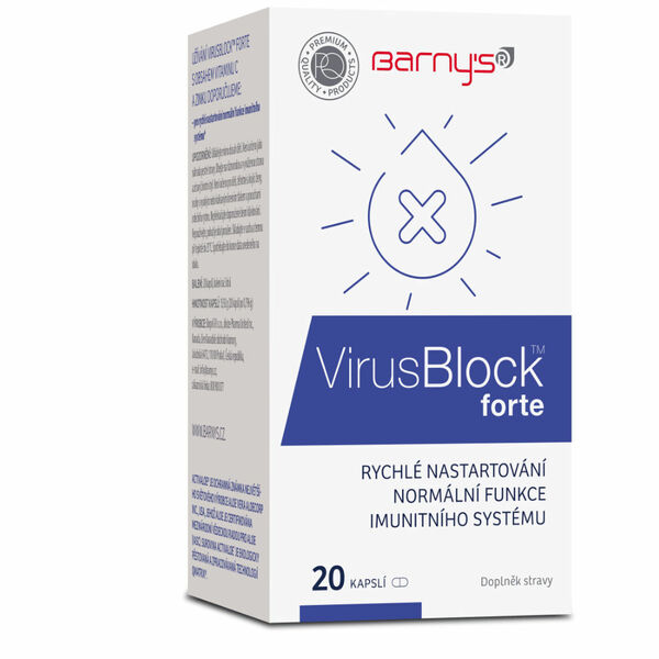 BARNY´S VirusBlock forte 20 kapslí porovnat ceny