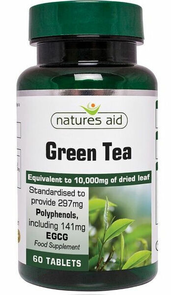 Natures aid  Zelený čaj 313mg 60 tablet porovnat ceny