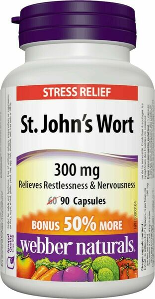 Webber Naturals Třezalka tečkovaná 300mg 90 kapslí porovnat ceny