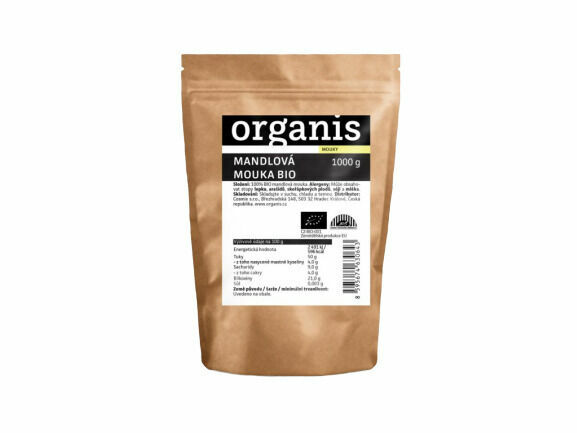 Organis Mandlová mouka BIO 1000g porovnat ceny