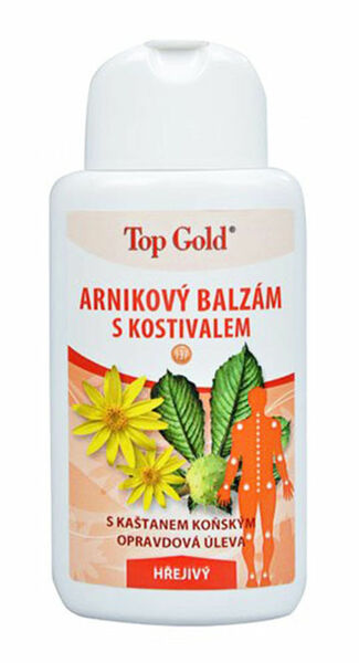 TOP GOLD Arnikový balzám s kostivalem - hřejivý 200ml porovnat ceny