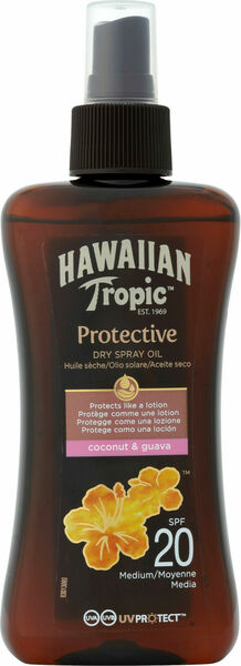 Hawaiian Tropic suchý olej na opalování SPF 20 Protective 200ml porovnat ceny