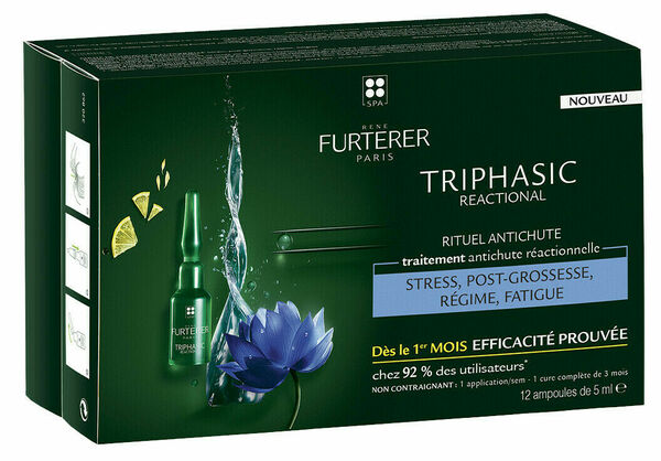 René Furterer TRIPHASIC REACTIONAL Péče při reakčním vypadávání vlasů 12x 5ml porovnat ceny