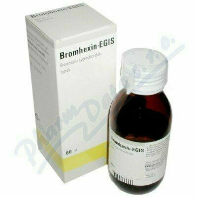 Bromhexin - Egis roztok 60ml/120mg porovnat ceny