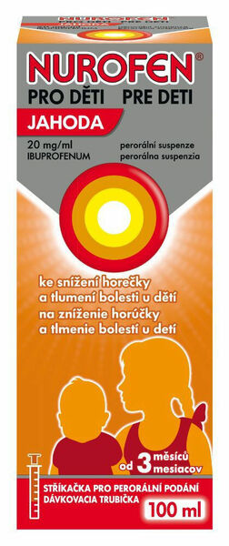 Nurofen pro děti 20mg/ml Jahoda 100ml porovnat ceny