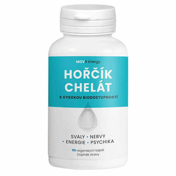 MOVIt Energy  MOVit Hořčík B6 Chelát 100 mg 90 kapslí porovnat ceny