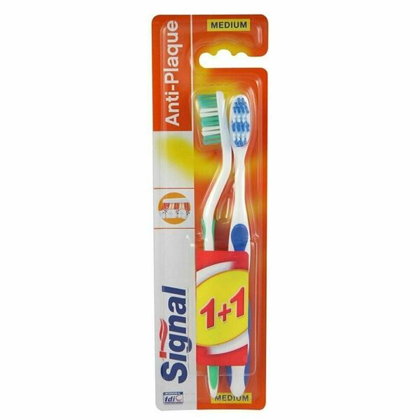 Signal zubní kartáček essential/antiplaque 1+1 zdarma porovnat ceny