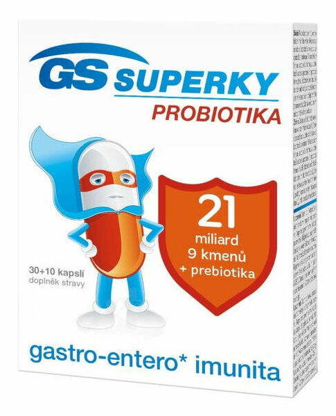GS Superky probiotika 30+10 kapslí porovnat ceny