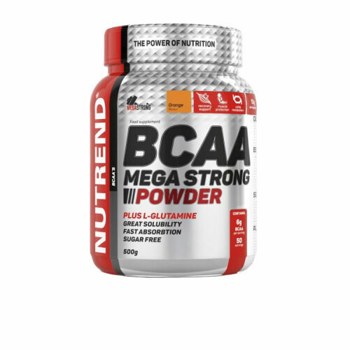 Nutrend  BCAA Energy Mega Strong Powder pomeranč 500g porovnat ceny