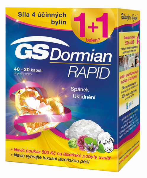 GS Dormian Rapid 40+20 cps + dárek porovnat ceny