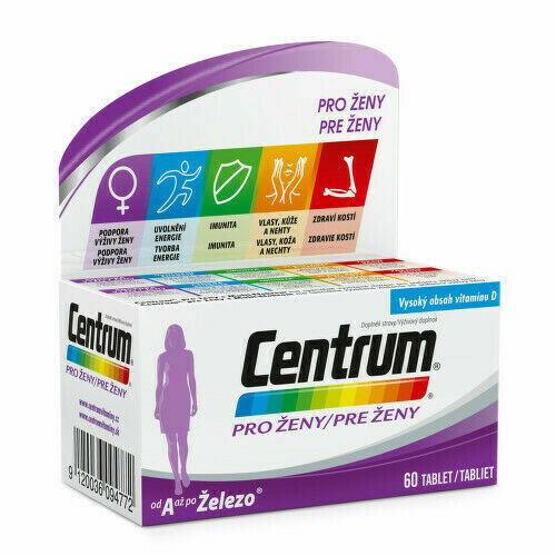 Multivitamin Centrum pro ženy 60tbl porovnat ceny