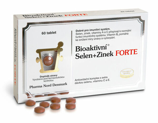 Bioaktivní Selen+Zinek FORTE 60 tablet porovnat ceny