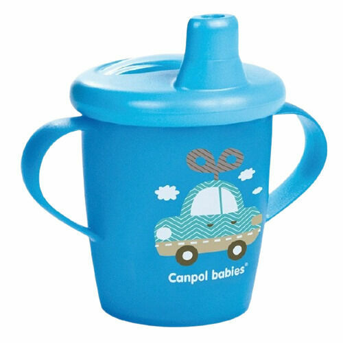 Canpol babies Nevylévací hrníček TOYS 250 ml modrý porovnat ceny