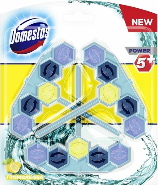 Domestos Power 5+ Turquoise water 3x55g porovnat ceny