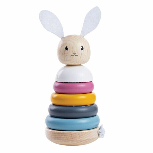 Bigjigs toys  Bigjigs Baby Dřevěná motorická nasazovací věž králíček porovnat ceny