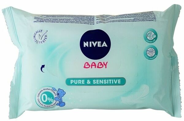 NIVEA Baby čistící ubrousky Sensitive 63ks porovnat ceny