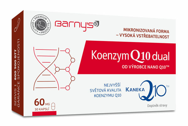 Barny's  Barny’s Koenzym Q10 Dual 60mg 30 kapslí porovnat ceny
