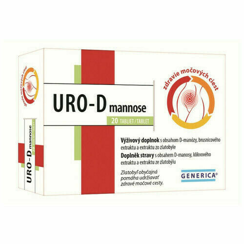 URO-D mannose tbl.20 Generica porovnat ceny