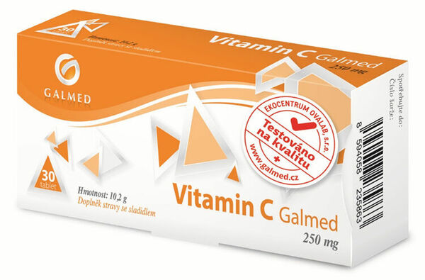 Galmed Vitamin C 250mg 30 tablet porovnat ceny