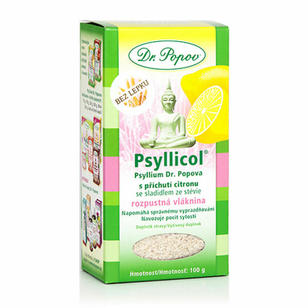 DR. POPOV Psyllicol s příchutí citronu 100 g porovnat ceny