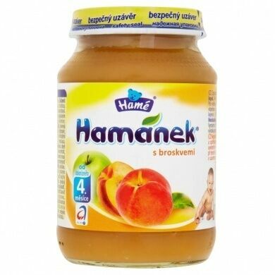 Hamánek kojenecká výživa s broskvemi 190g porovnat ceny