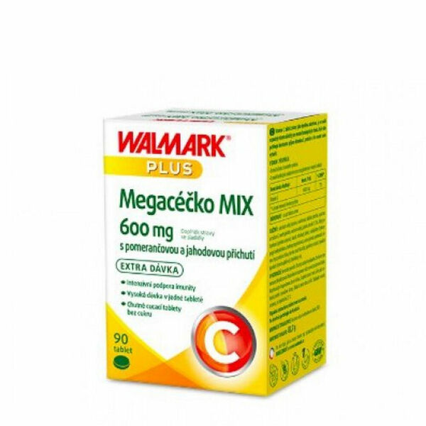 WALMARK Megacéčko Mix Vitamín C 600mg 90 tablet porovnat ceny