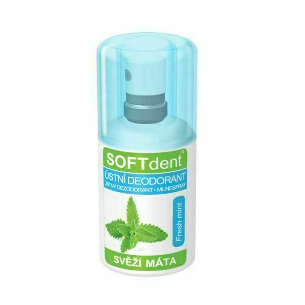 Ústní deodorant SOFTdent Fresh mint 20ml porovnat ceny