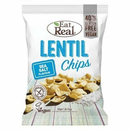 Eat Real Čočkové Chipsy - Mořská sůl 22g porovnat ceny