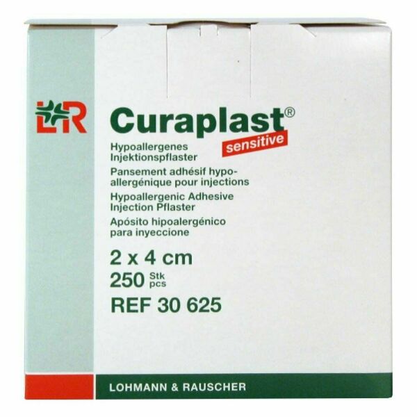 LOHMANN RAUSCHER Náplast poinjekční Curaplast sensitiv 2x4cm 250ks porovnat ceny