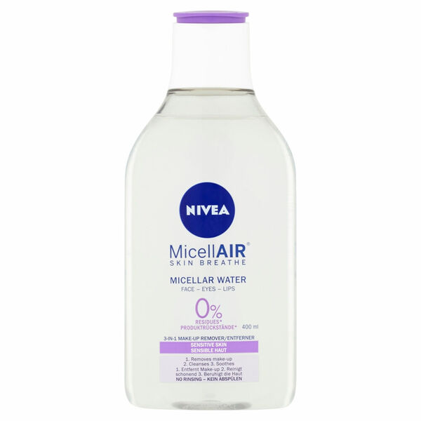 NIVEA  MicellAir Zklidňující micelární voda pro citlivou pleť 400 ml porovnat ceny