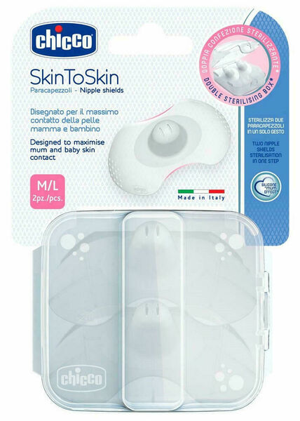 Chicco  Chránič bradavek SkinToSkin silikon 2 ks, M / L porovnat ceny