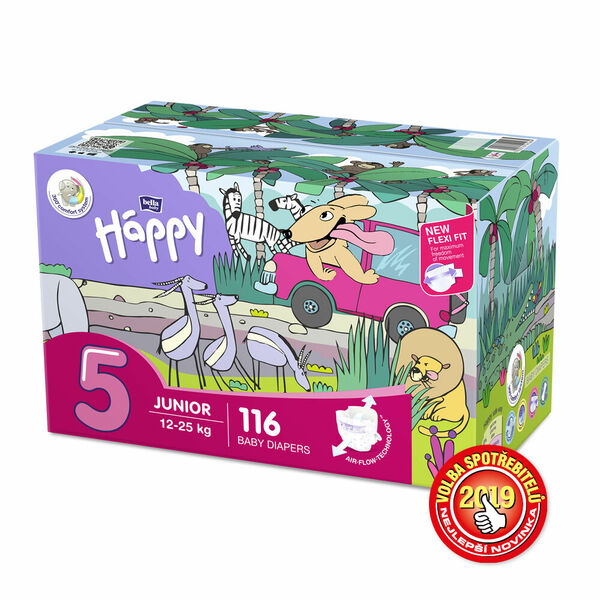 Bella Happy  Bella Baby Happy Junior Box 12-25kg 2x58ks porovnat ceny