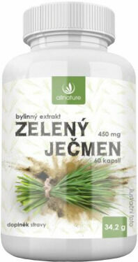 Allnature Zelený ječmen bylinný extrakt 60kapslí porovnat ceny