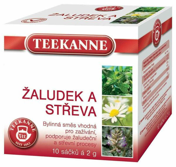 TEEKANNE Žaludek a střeva bylinný čaj 10x2g porovnat ceny