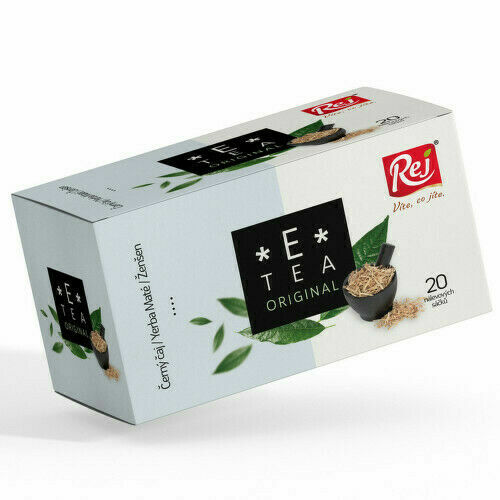E-Tea Original Černý čaj/YerbaMaté/Ženšen 20x1.5g porovnat ceny