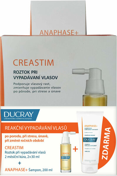 DUCRAY Creastim 2x30ml + Anaphase+ šampon 200ml porovnat ceny