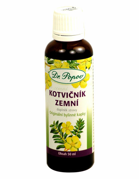 Dr. Popov Kotvičník zemní bylinné kapky 50 ml porovnat ceny