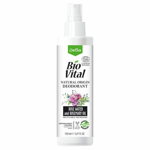 Biovital DeBa Deodorant s růžovou vodou a rozmarýnem 150ml porovnat ceny