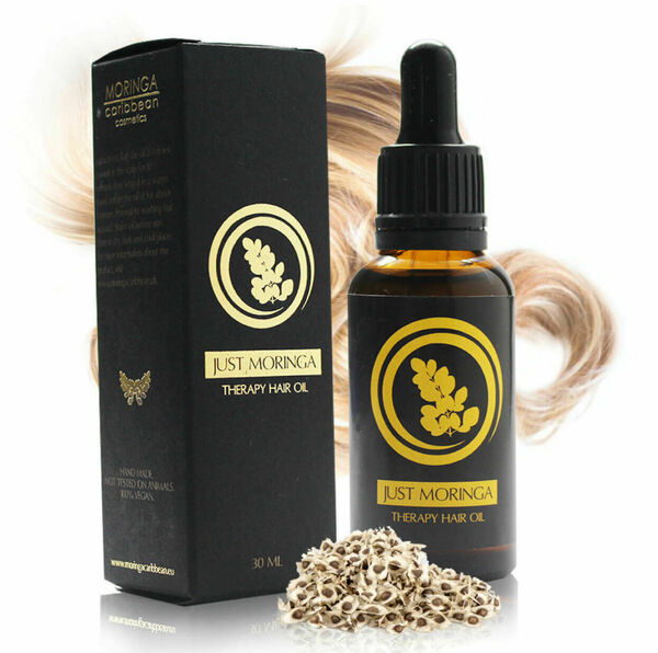Moringa Caribbean Cosmetics  Just Moringa olej na vlasy 30ml porovnat ceny