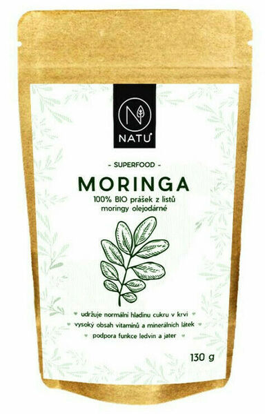 Natu Moringa prášek BIO 130g porovnat ceny