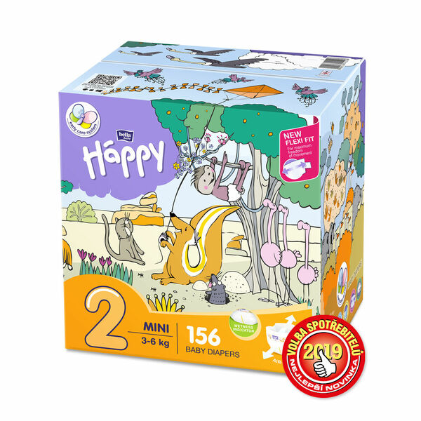 Bella Happy  Bella Baby Happy Mini Box 3-6kg 2x78ks porovnat ceny