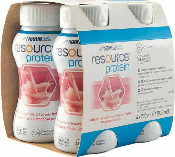 Resource Protein Jahodový perorální roztok 4x200ml porovnat ceny