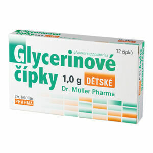 DR.MULLER Glycer.čípky 1,0g dětské 12číp porovnat ceny