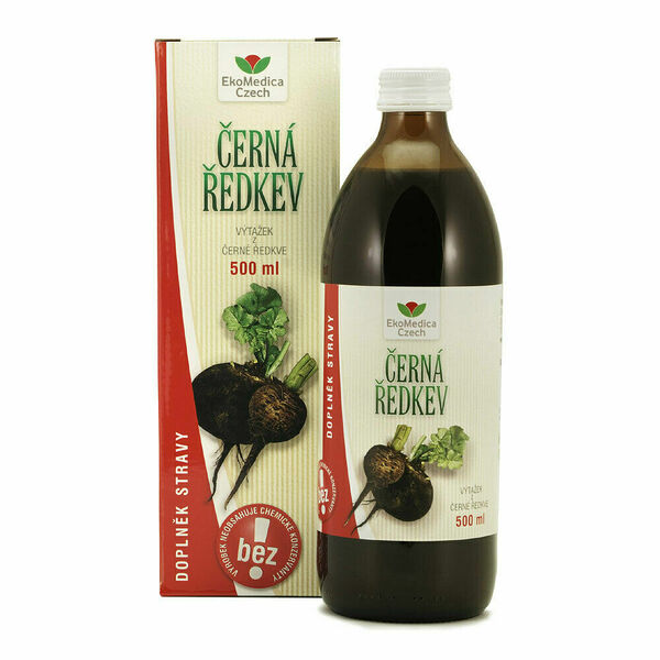 Černá ředkev výtažek 500ml EKOMEDICA porovnat ceny