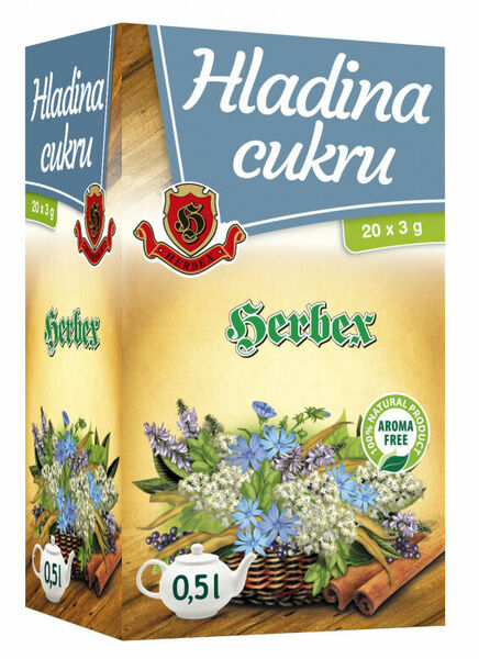 HERBEX Hladina cukru n.s.20x3g porovnat ceny