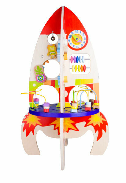 Teddies Hrací stůl dřevo edukační raketa porovnat ceny