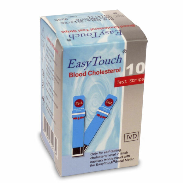 EASYTOUCH Testovací proužky pro měření cholesterolu 10 kusů porovnat ceny
