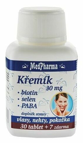 MedPharma Křemík 30mg+Biotin+PABA 37 tablet porovnat ceny