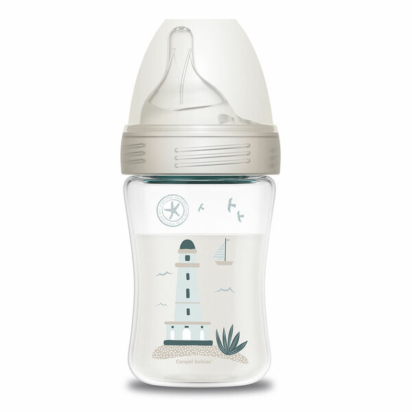 CANPOL BABIES Protikoliková láhev HABERMAN Maják 260 ml porovnat ceny